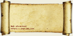 Jakov Rubežanović vizit kartica